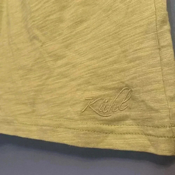 Kuhl womens Tshirt - small - green - short sleeve - vneck - buttons - like new - Picture 3 of 5